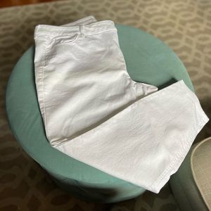 Gap White Super Skinny Jeans Size 20s